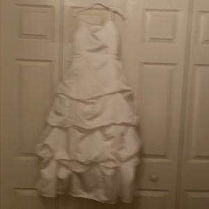 Elegant Flower Girl Dress for Wedding Sleevelesss